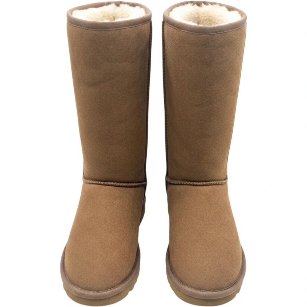 UGG Australia Classic Tall Boots Womens 9 Chestnut Sheepskin Suede 5815 NWOT